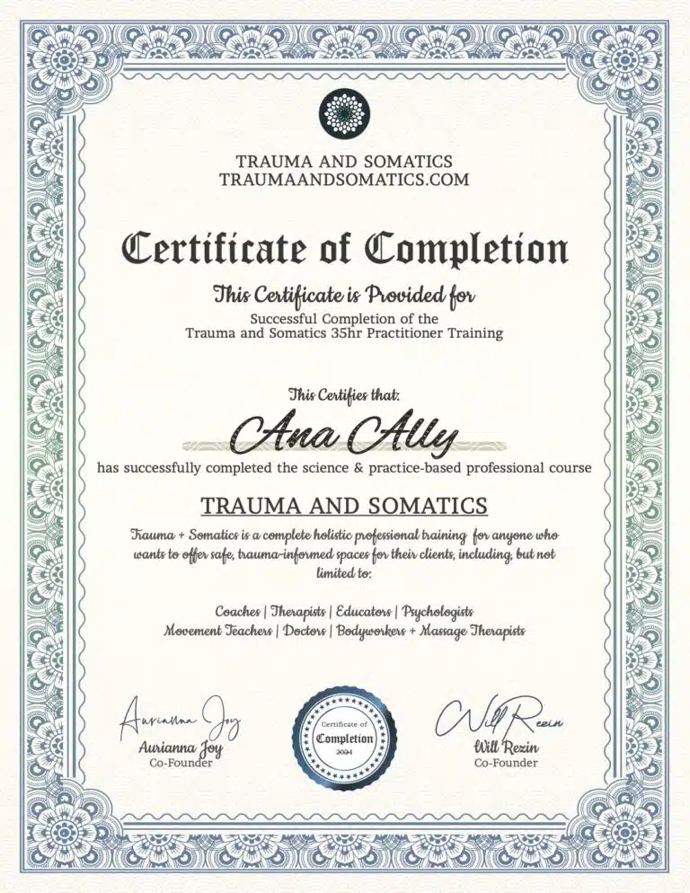 Trauma & Somatics